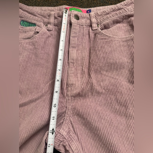 Empyre Woman’s Tori Pants Size 7 Pink Corduroy Relaxed Fit Skate Baggy Comfy Y2K - Picture 6 of 13
